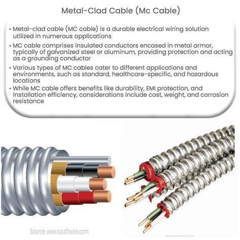 metal clad cable with mc cable